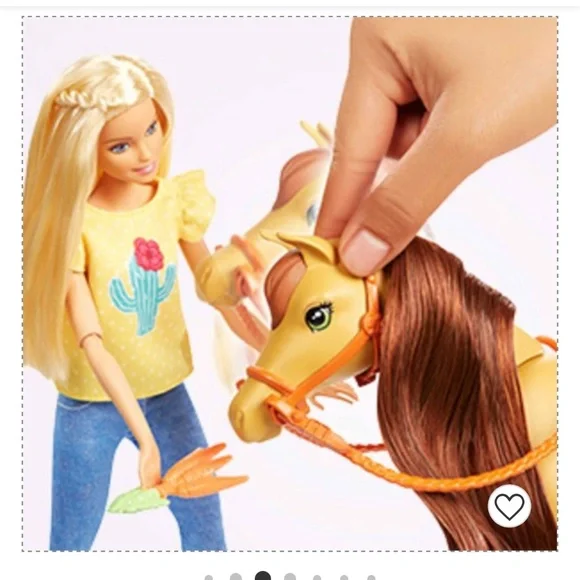 Barbie Hugs 'N' Horses Play set Kids Toy Gift - Barbie Doll and Chelsea - Picture 6 of 8